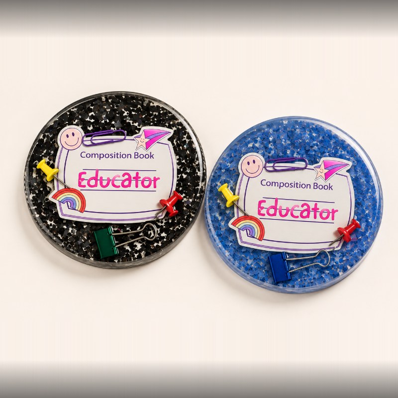 Standard two-pack of photo coasters