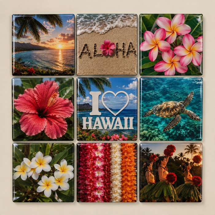 Nine-pack of photo magnets